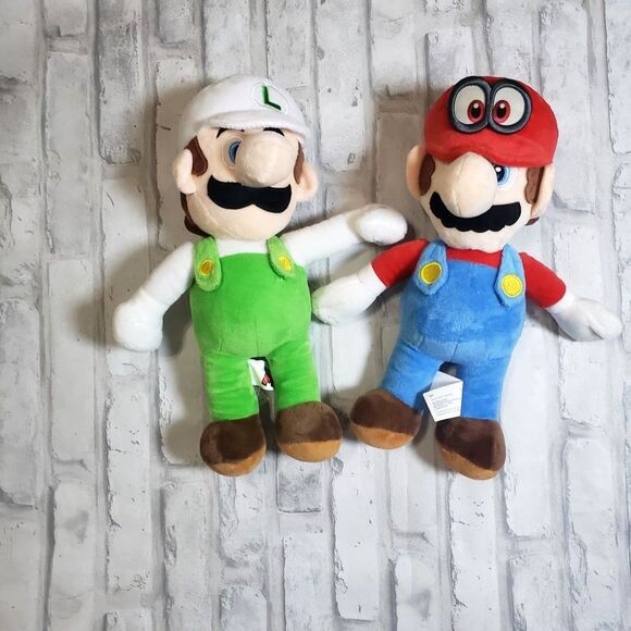Soft Super Mario and Luigi Plush Toy Set - Picture 1 of 2